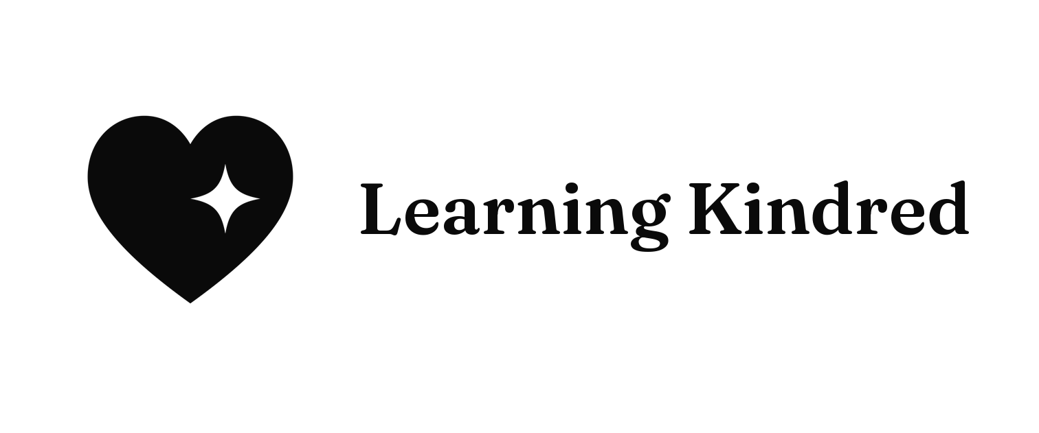 Logo — black — Learning Kindred brand asset